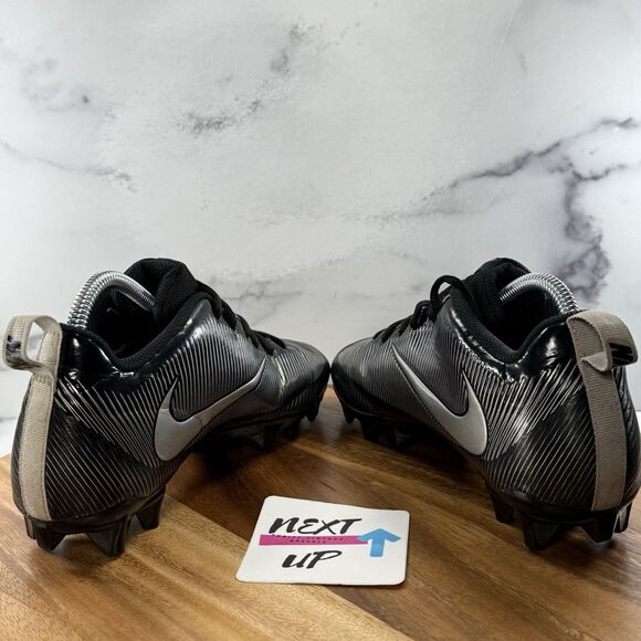 Men’s sz 8.5-Nike Vapor Strike 5 TD Low Football Cleats Black/Silver 833407-001 - Picture 5 of 9